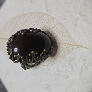 Elegant Black Stone Ring